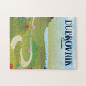 dubrovnik croatia landscape poster. ジグソーパズル (横)