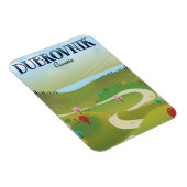 dubrovnik croatia landscape poster. マグネット (右側)