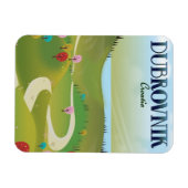 dubrovnik croatia landscape poster. マグネット (横)