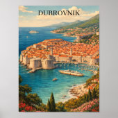 Dubrovnik, Croatia – Pearl of the Adriatic Travel ポスター (正面)