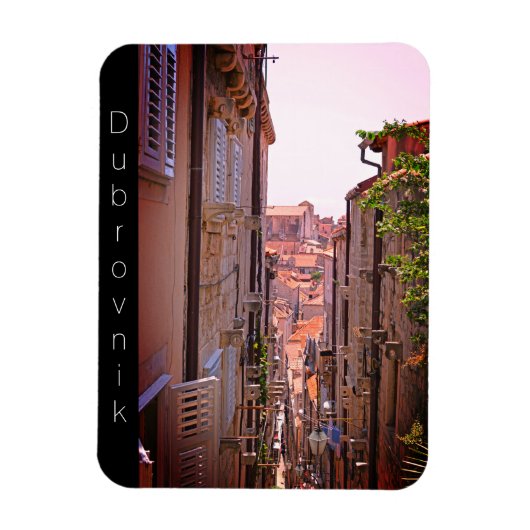 Dubrovnik Inside the Old City Walls IIIポスター マグネット (縦)