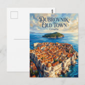 Dubrovnik Old Town Croatia ポストカード (正面/裏面)