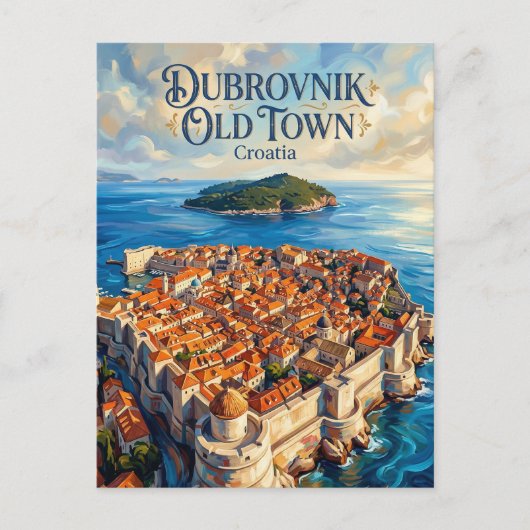 Dubrovnik Old Town Croatia ポストカード (正面)