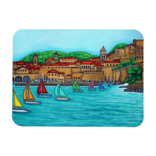 Dubrovnik Regatta Magnet by Lisa Lorenz マグネット