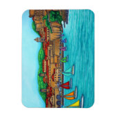 Dubrovnik Regatta Magnet by Lisa Lorenz マグネット (縦)