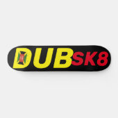 DUBSK8 JMTスケートボード、7 3/4"デッキ スケートボード (横)