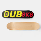 DUBSK8 JMTスケートボード、7 3/4"デッキ スケートボード (横)