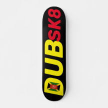 DUBSK8 JMTスケートボード、7 3/4"デッキ