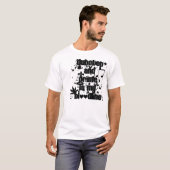 Dubstepおよび汚れは任意私の血統です Tシャツ (正面フル)