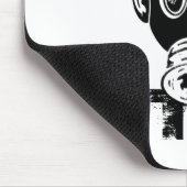 Dubstepのガスマスク マウスパッド (コーナー)