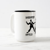Dubstepのスタイルのマグ ツートーンマグカップ (正面左)