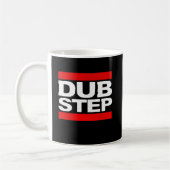 DUBSTEPのダンスdubstepの激賞dubstepはリミックスします コーヒーマグカップ (左)