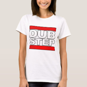 dubstepのダンスdubstepのdjドラムおよび低音ダビングのステップ tシャツ