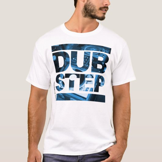 Dubstepのデッキのプリント Tシャツ (正面)
