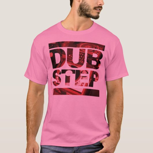 Dubstepのデッキのプリント Tシャツ (正面)