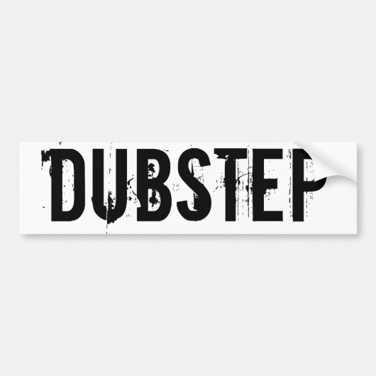 DUBSTEPのバンパーステッカー バンパーステッカー (正面)