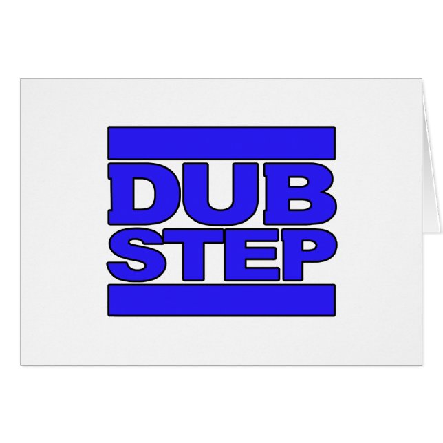 DUBSTEPのロゴの青 (正面横)