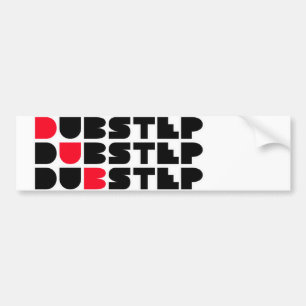 Dubstepの壁の女の子の人のDubstep音楽 バンパーステッカー