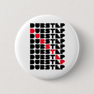 Dubstepの壁の女の子の人のDubstep音楽 缶バッジ