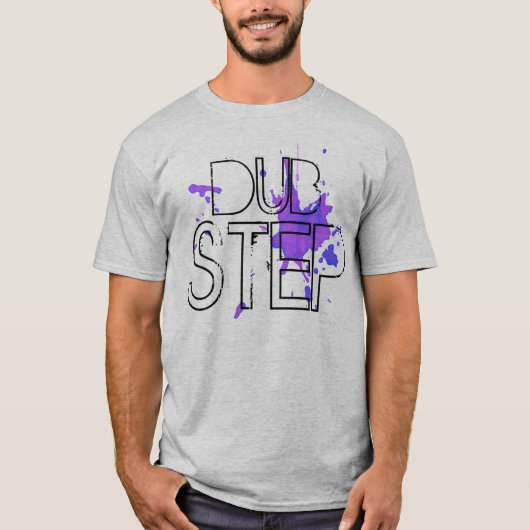 DubStepの(ばちゃばちゃ)跳ねる Tシャツ (正面)