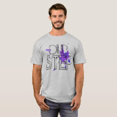 DubStepの(ばちゃばちゃ)跳ねる Tシャツ (正面フル)