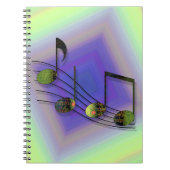 Dubstepノートノートブック ノートブック (正面)