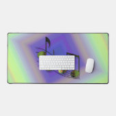 Dubstepノート デスクマット (キーボード&マウス)