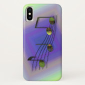 DubstepノートiPhoneケース・メイト・ケース Case-Mate iPhoneケース (裏面)