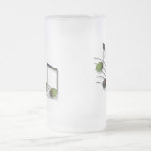 DubstepノートMug フロストグラスビールジョッキ (中央)