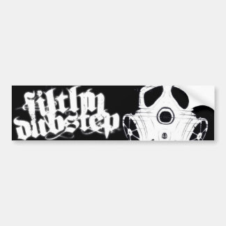 Dubstep不潔なBumberのステッカー1 (黒) バンパーステッカー