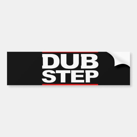 DUBSTEP バンパーステッカー (正面)