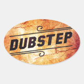 Dubstep 楕円形シール (正面)