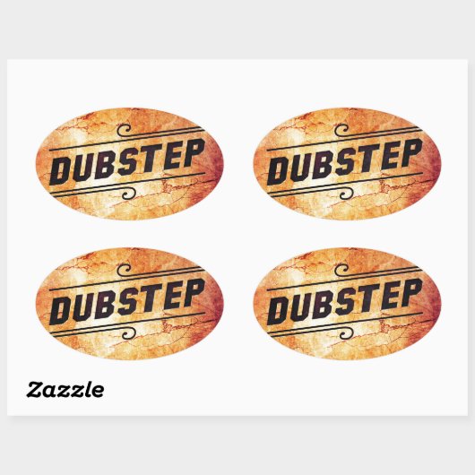 Dubstep 楕円形シール (シート)