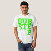 Dubstep Blockletter (ライム) Tシャツ (正面フル)