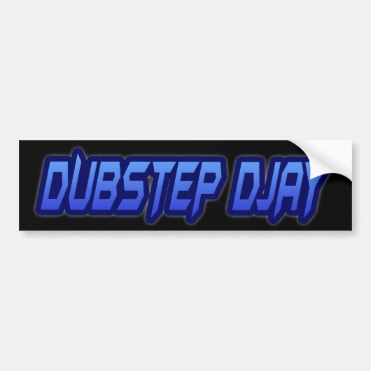 DUBSTEP DJAY バンパーステッカー (正面)