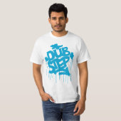Dubstep FatCapのスカイブルー Tシャツ (正面フル)