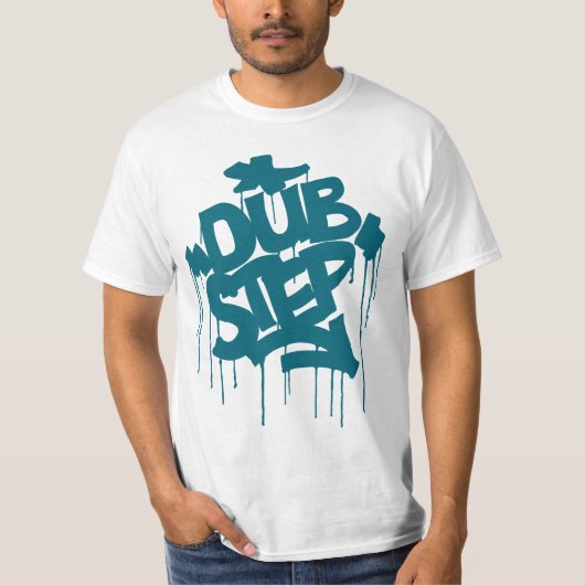 Dubstep FatCap礁の青 Tシャツ (正面)