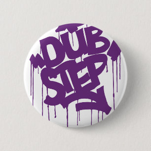 Dubstep FatCap Kushの紫色 缶バッジ