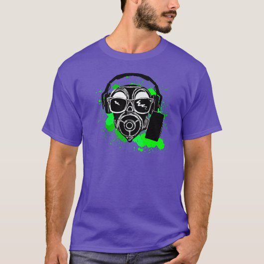 Dubstep Gasmask Tシャツ (正面)