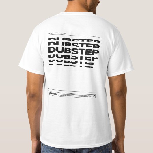 Dubstep Music Dance Culture DJ Raving T-Shirt Tシャツ (裏面)