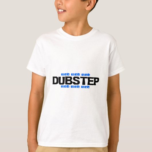 Dubstep Wob Wobの青 Tシャツ (正面)