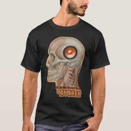 Dubstep woofer brain - 2STEP-DnB-Sub Bass Tシャツ