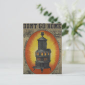 Dubuque軟炭バーナーのヴィンテージ広告。 ポストカード (スタンド正面)