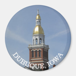 Dubuque。 アイオワの記念品の磁石 マグネット