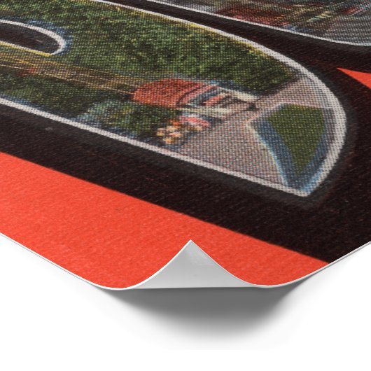 Dubuque, IowaLarge Letter ScenesDubuque, IA ポスター (角)