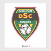 Dubuque Soccer Club Car Decal シール (シート)
