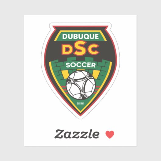 Dubuque Soccer Club Stickers シール (シート)