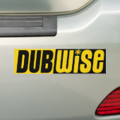 Dubwiseのバンパーステッカー バンパーステッカー (車上)