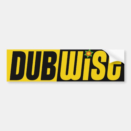 Dubwiseのバンパーステッカー バンパーステッカー (正面)