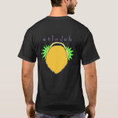 Dubwiseのライオンの人のT wの逆の背部 Tシャツ (裏面)
